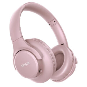 KVIDIO Bluetooth Headphones – Pink