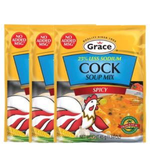 Grace Less Sodium Cock Soup Mix 3 Packs