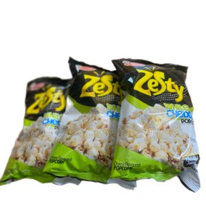 Zesty White Cheddar Popcorn 25g - 3 Packs