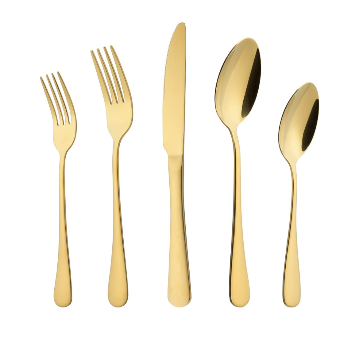 20 Piece Golden Silverware Set Matchless VGW